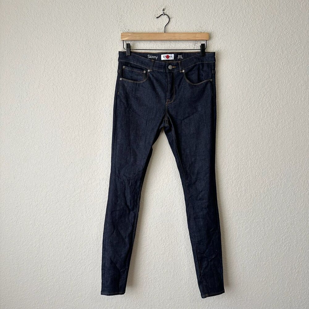 NWOT GRANA Japanese Denim Womens Skinny Jeans in Blue